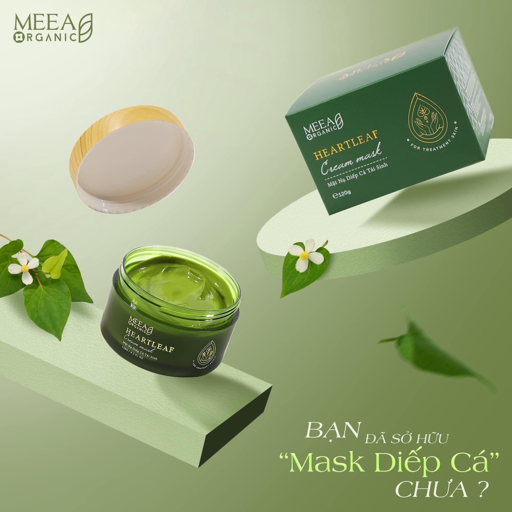 MẶT NẠ DIẾP CÁ TÁI SINH MEEA ORGANIC CHÍNH HÃNG