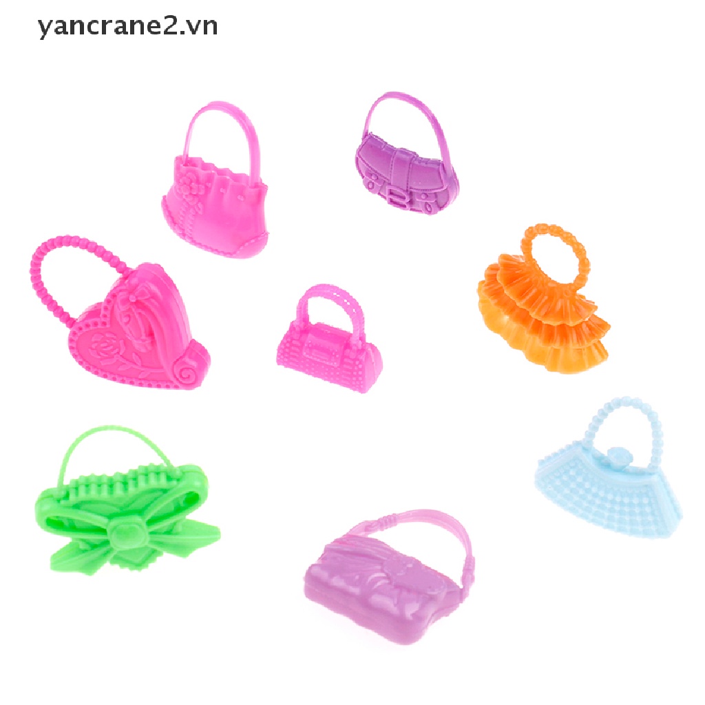 Set 8 Túi Đựng Đồ Chơi Búp Bê Nhiều Màu Thời Trang