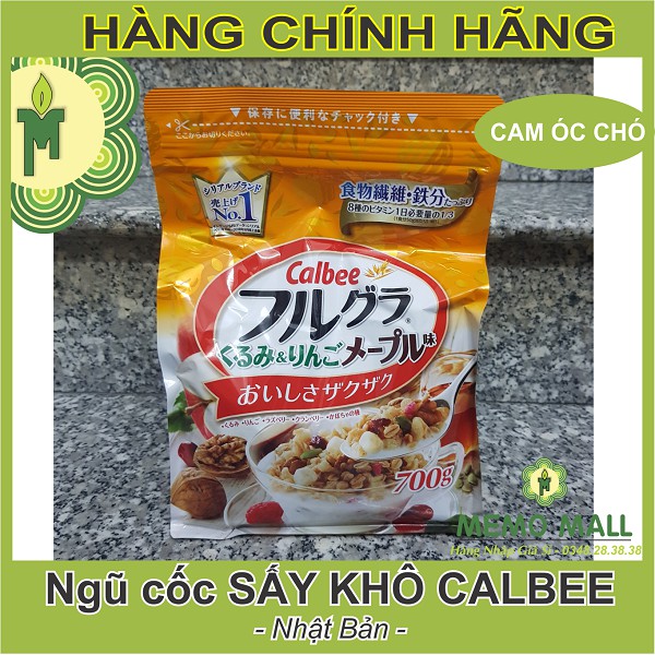 (HOT DATE 11/2019) THÙNG 6 GÓI NGŨ CỐC CALBEE NHẬT