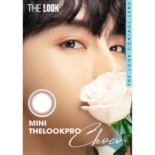 Kính áp tròng nâu đen tự nhiên mini thelook choco /black