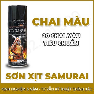 Giá sơn samurai - 20 mã màu tiêu chuẩn sơn xịt samurai - ảnh sản phẩm 1