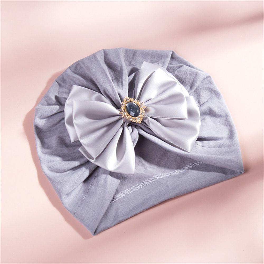 MOILYVN Khăn Turban Thắt Nơ Chất Liệu Cotton Mềm Mại Cho Bé