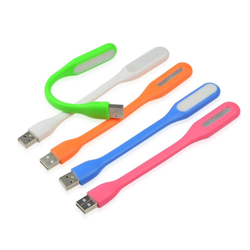 Combo 1 Quạt 1 Đèn led dẻo USB sử dụng cho laptop, pin dự phòng, cốc sạc đa năng