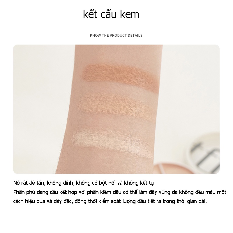 TFIT Kem Che Khuyết Điểm Ba Màu Che Phủ Quầng Thâm Mụn Và Sẹo Cho Nữ