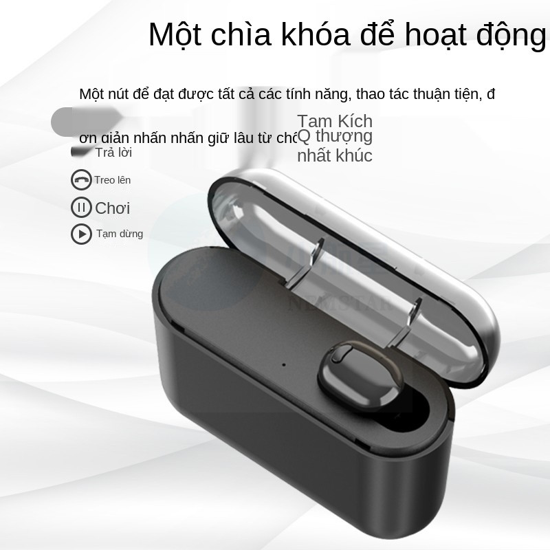 S8Tai Không Dây Bluetooth Tai Nghe In-ear Mini Phong Cách Apple Android Đa Năng Tàng Hình