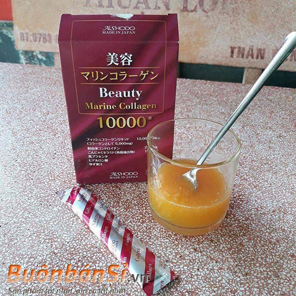 [HÀNG CÓ SẴN] Beauty Marine Collagen 10000 15 gói Nhật Bản