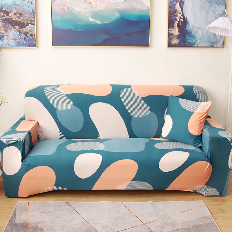 Vỏ Bọc Ghế Sofa 1 / 2 / 3 / 4 Người Đàn Hồi Chống Trượt Phong Cách Bắc Âu