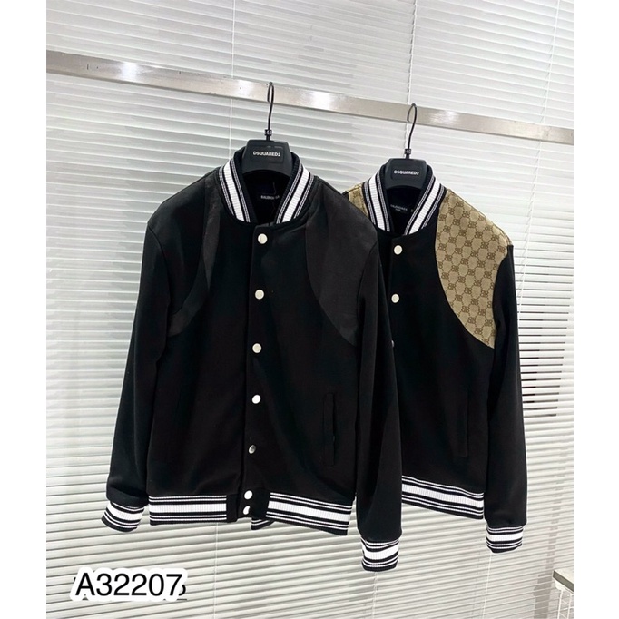 Áo Khoác Bomber Nam Balen Logo Thêu Cực Hot - Áo Nỉ Bomber Balen Logo Thêu Cao Cấp