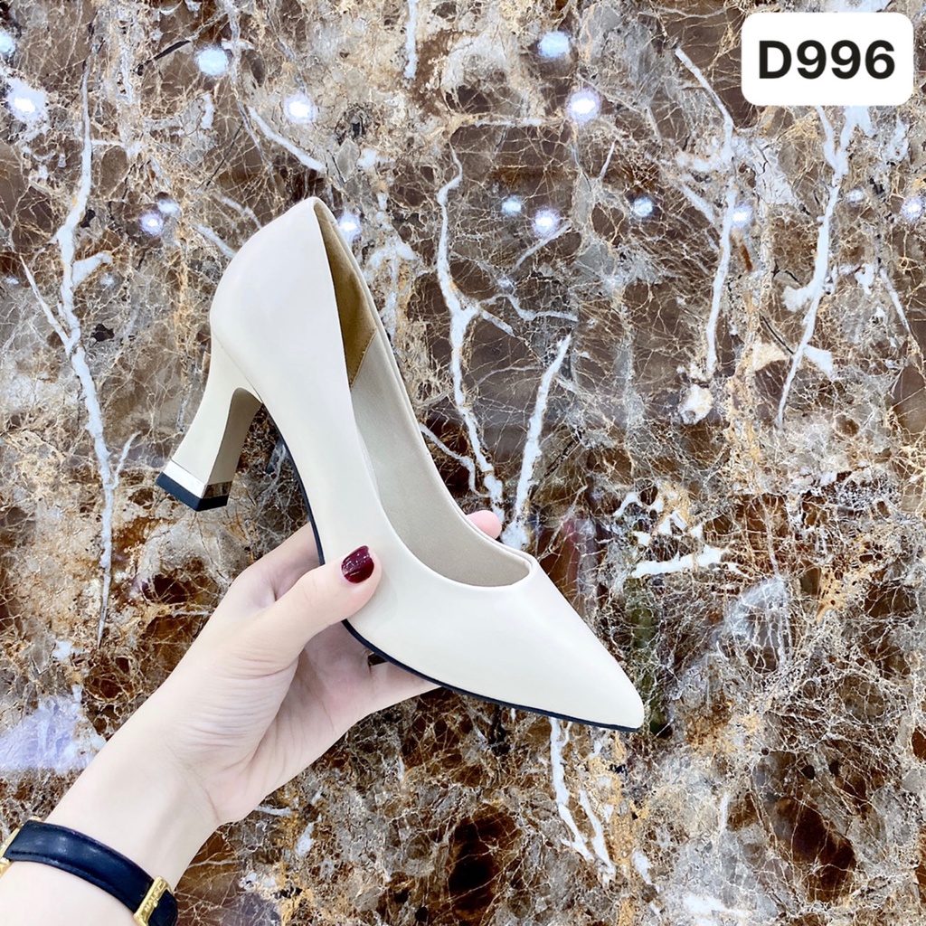 Giày cao gót Mona cao cấp 7cm - D996