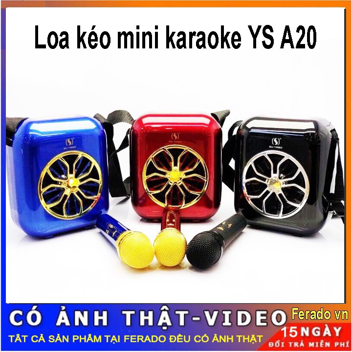 Loa Karaoke Bluetooth Ys-A20 Tặng Míc Không Dây Siêu Hay - Hàng Cao Cấp