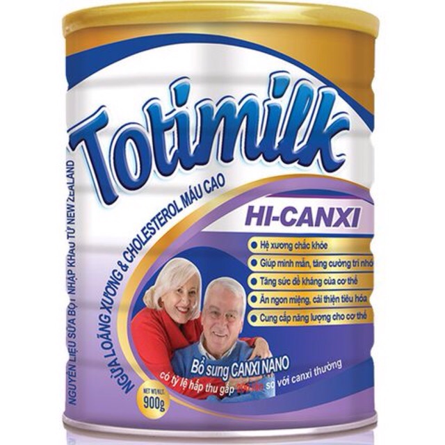 Sữa Totimilk Hi-Canxi 900g