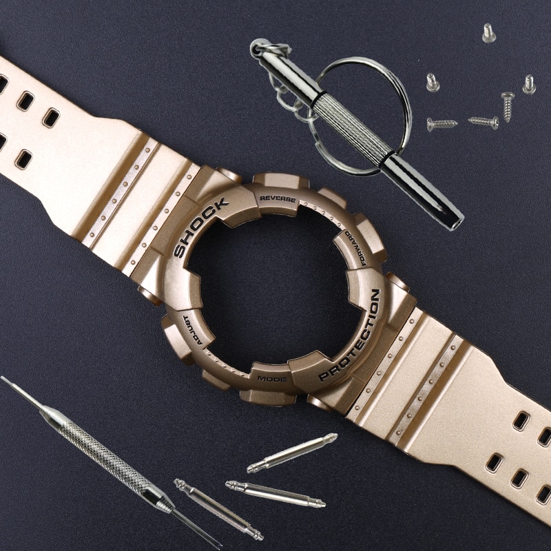 Dây Đeo Và Ốp Bảo Vệ Cho Đồng Hồ Casio G-Shock Ga-110 Gd-120 Gax-100