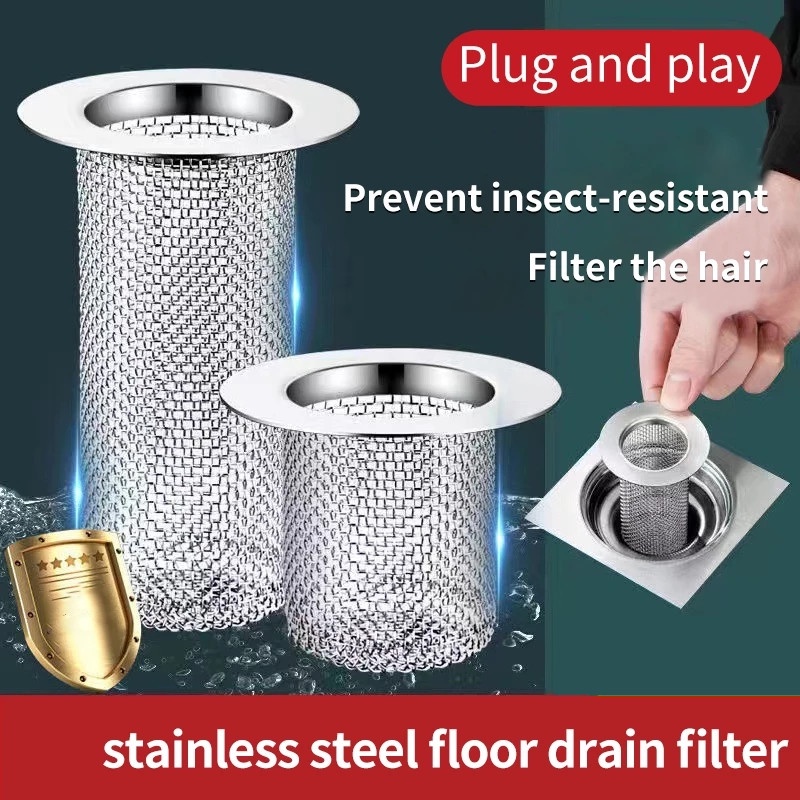 Dụng Cụ Lọc Rác Bồn Rửa Chén Bằng Thép Không Gỉ Chống Tắc Nghẽn