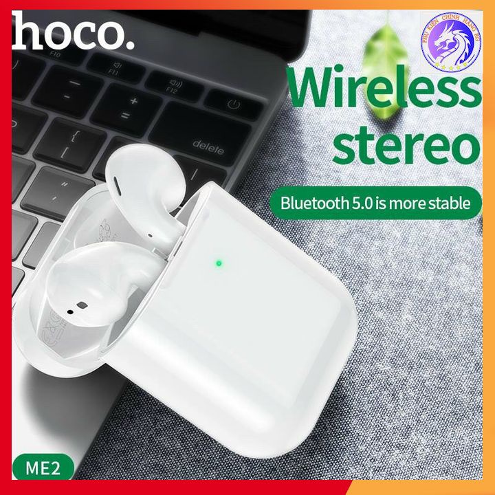 Tai Nghe Bluetooth V5.0 Cảm Ứng Hai Bên Hoco ME2/ Hoco ES39 & Lanex LEP-W12 Có Mic Dock Sạc Không Dây - BH 12 Tháng