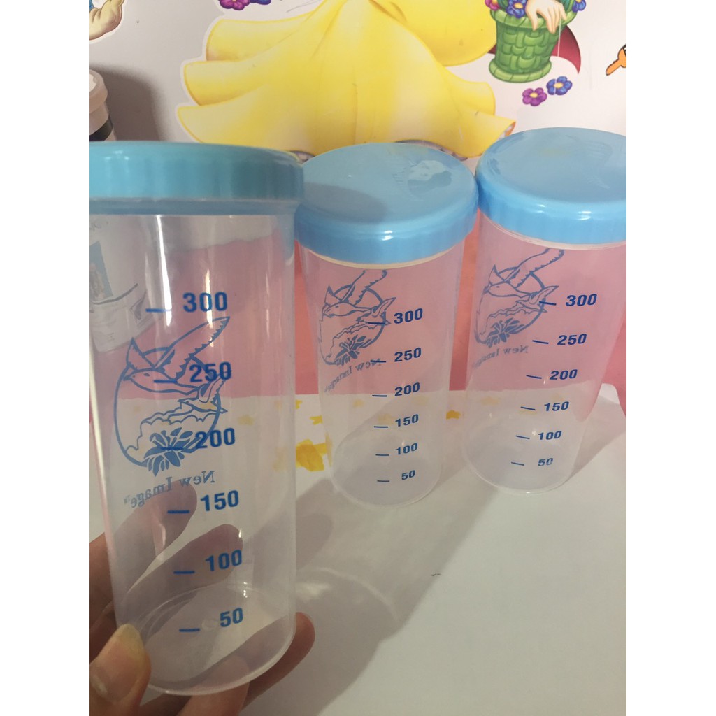 Bình lắc, Bình Nhựa,Cốc Nhựa sữa vạch chia 300 ml | BigBuy360 - bigbuy360.vn