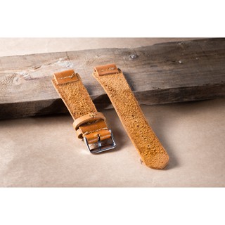 Dây đồng hồ da bò handmade 1 lớp