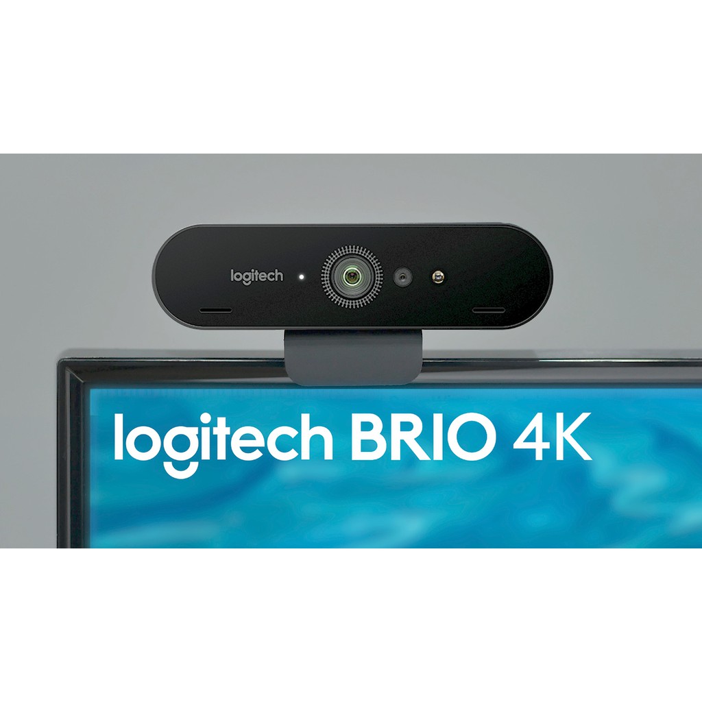 [ GIÁ SỐC ] - [ HOT ] - [ RẺ VÔ ĐỊCH ] - Webcam Logitech BRIO Ultra HD Pro - Chính Hãng Việt Nam - Mới 100%