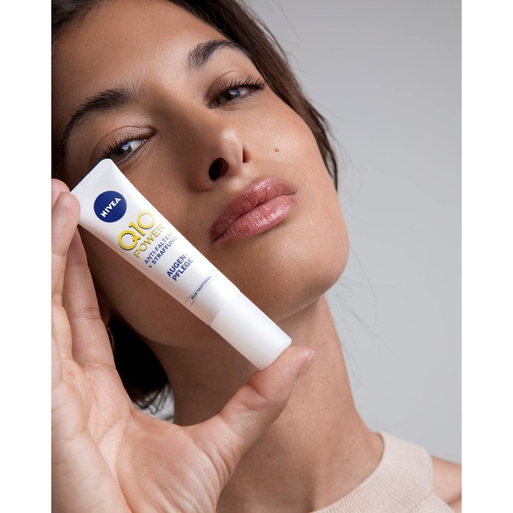 [ HÀNG ĐỨC CHÍNH HÃNG ] Kem Dưỡng Mắt Nivea Q10 Power Anti Falten Augenpflege, 15 ml