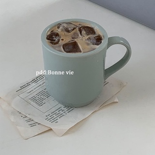Ly uống sữa/cà phê màu sắc phong cách Retro Hàn Quốc