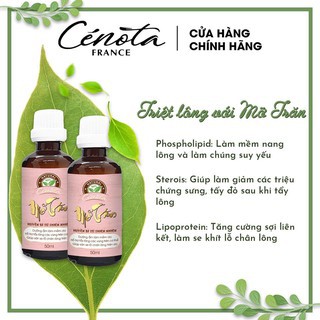 Mỡ trăn Cenota 50ml, mỡ trăn hỗ trợ triệt lông vĩnh viễn