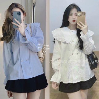 ÁO SƠ MI CỔ BÈO