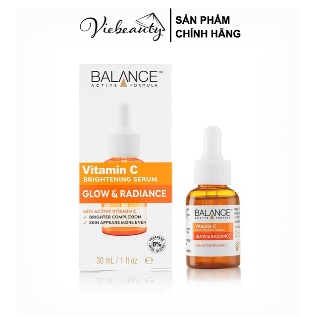 Serum Vitamin C Balance Trắng Da, Giảm Thâm Active Formula Brightening 30ml 60ml - Khongcoson | BigBuy360 - bigbuy360.vn