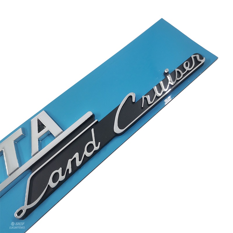 1 Miếng Dán Logo ABS Trang Trí Xe Hơi TOYOTA Land Cruiser