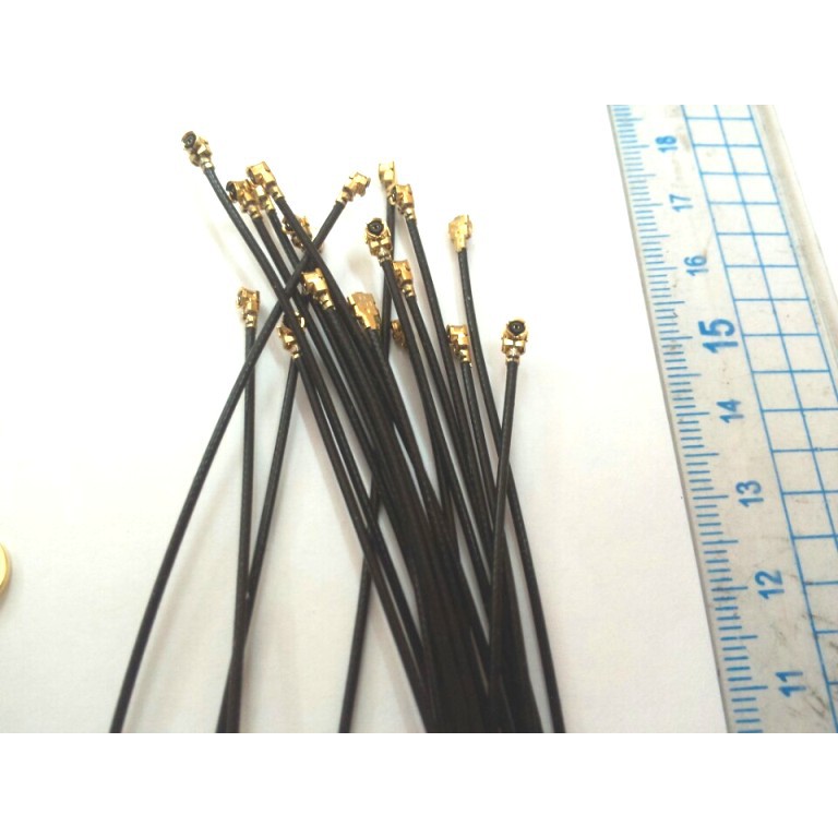 Dây cáp RF chuyển đổi SMA đực sang IPEX U.FL cable RG1.13 đen 10-15-20-30 CM