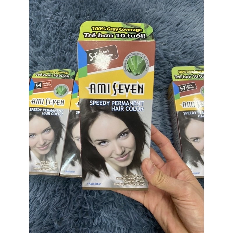 Màu nhuộm phủ bạc AMISEVEN