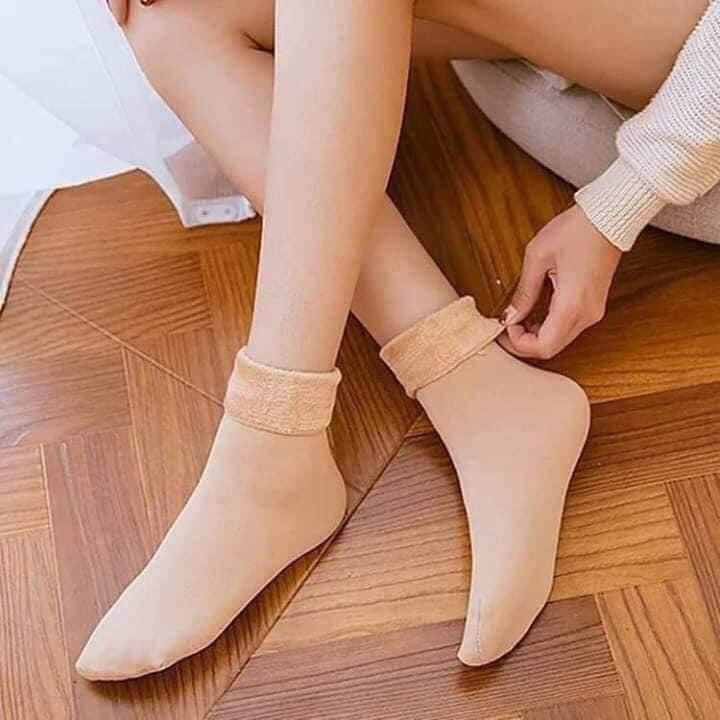 Sỉ 10 Đôi Tất Nữ Lót Lông Siêu Ấm