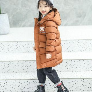Áo phao dáng dài cho bé