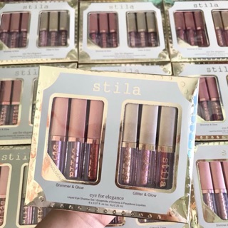 SET GEL NHŨ MẮT KIM TUYẾN 6 CÂY STILA