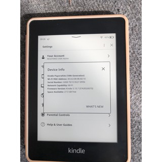 Máy đọc sách kindle pape white gen 4 bản 8GB