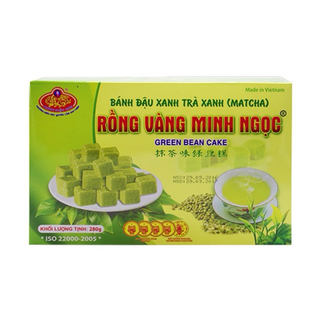 Bánh đậu xanh rồng vàng Minh Ngọc