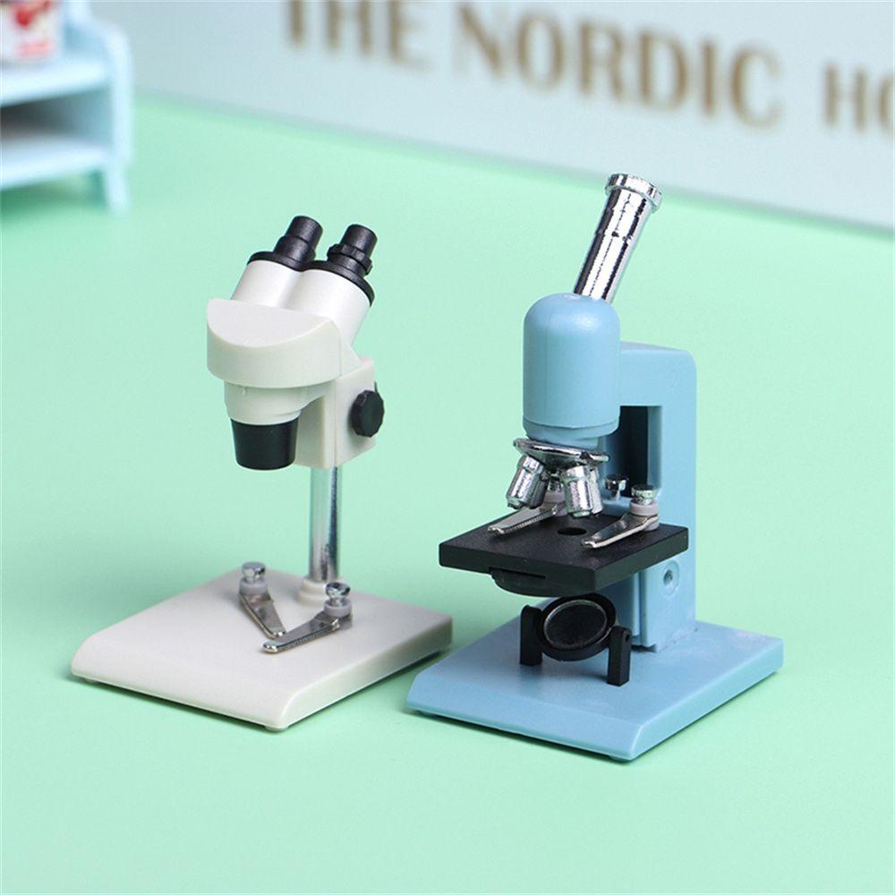Kính Hiển Vi Đồ Chơi Mini Tỉ Lệ 1: 12 Cho Nhà Búp Bê