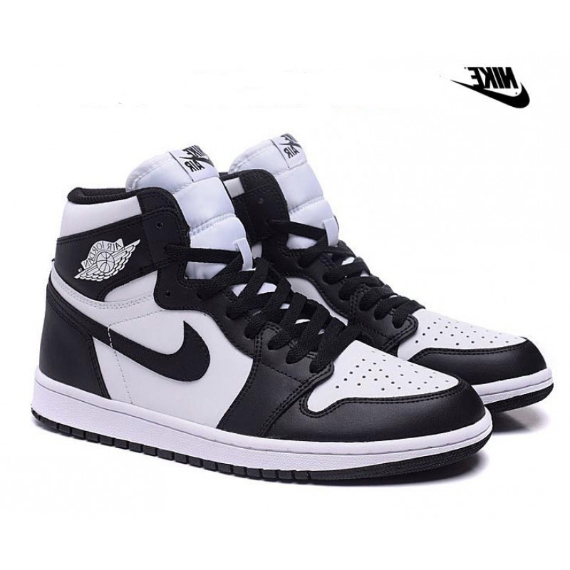 [Hang 11] Giày jordan 1 đen trắng, giày jordan panda cao cổ hàng 1:1 da nhăn chuẩn full box bill - Tina official | BigBuy360 - bigbuy360.vn