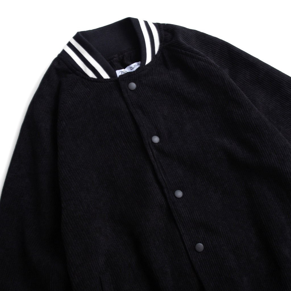 Áo khoác Bomber Varsity sunken stripes , bomber nam nữ , Dricco