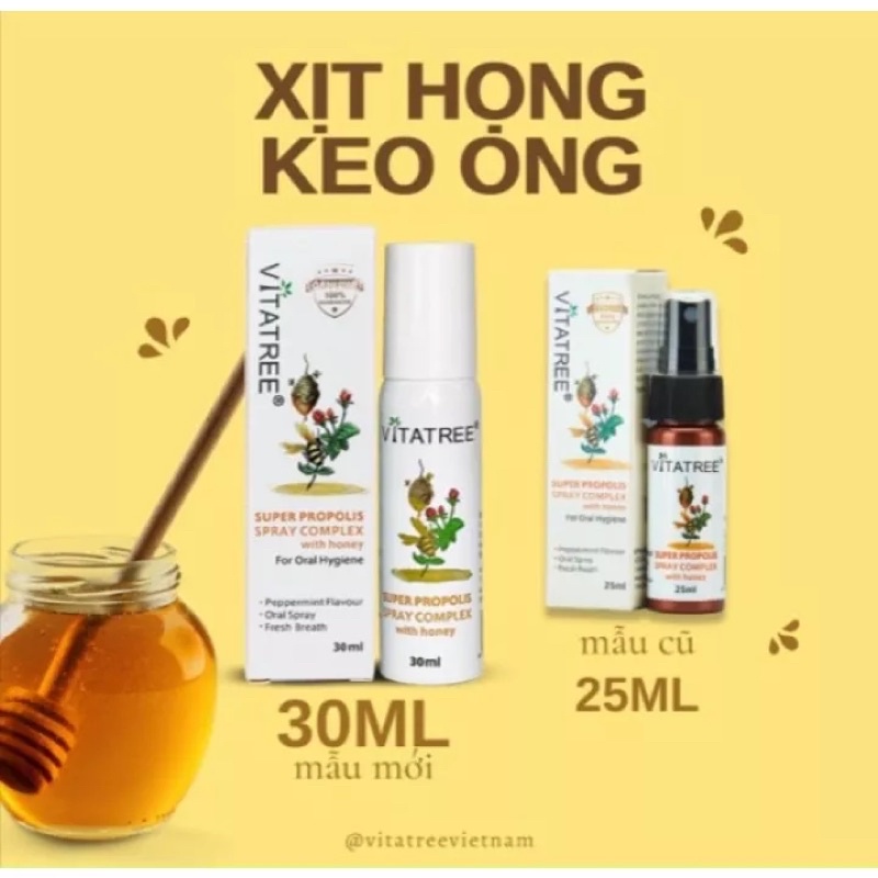 Xịt Keo Ong Vitatree của Úc 30mL