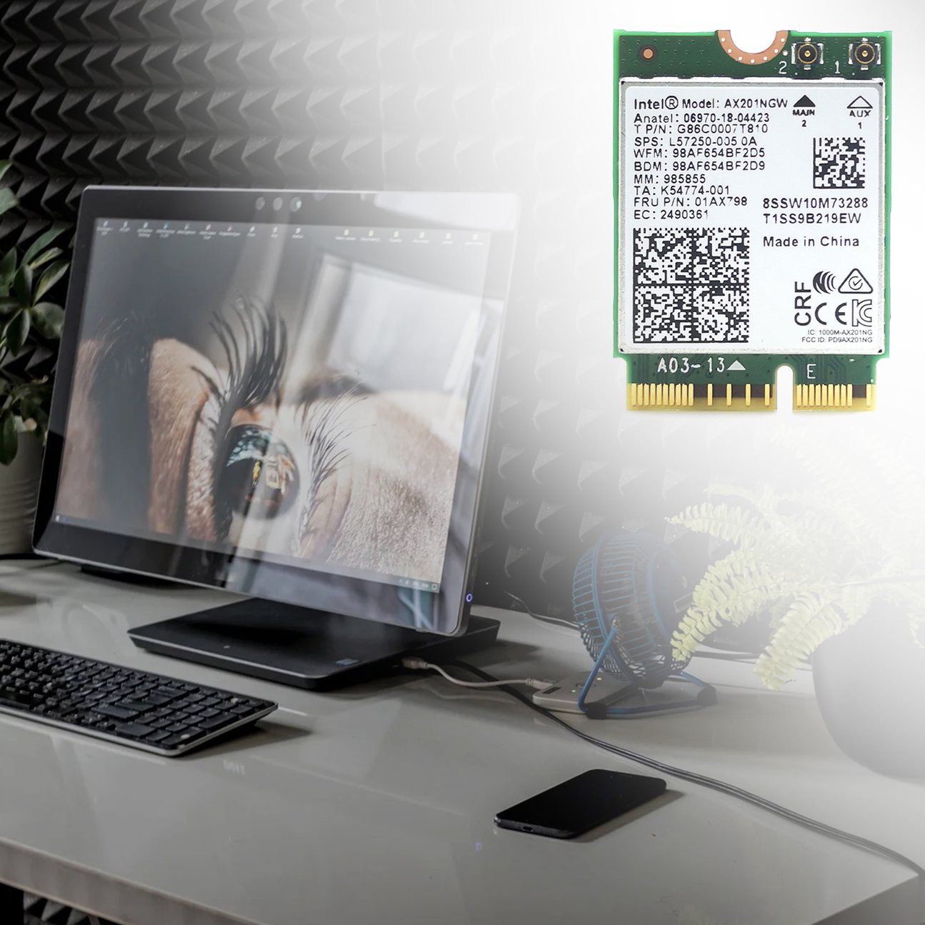 Card Mạng Intel Ax201ngw 5.0 Không Dây Băng Tầng Kép 2.4g / 5g Ngff Cnvi | BigBuy360 - bigbuy360.vn