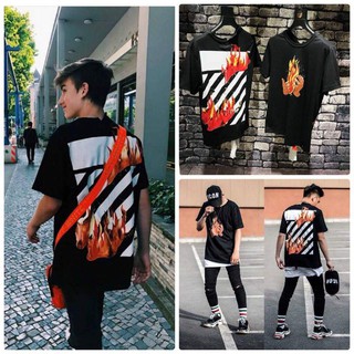 bộ quần áo off white lữa (quần và áo)