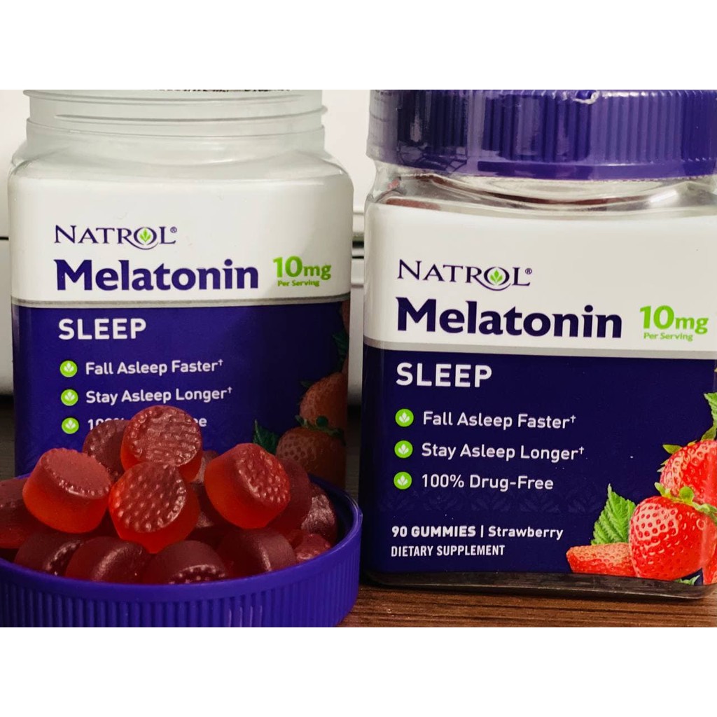 [ Sản phẩm mỹ ] Melatonin sleep hỗ trợ giấc ngủ ngon 10mg hộp 90v