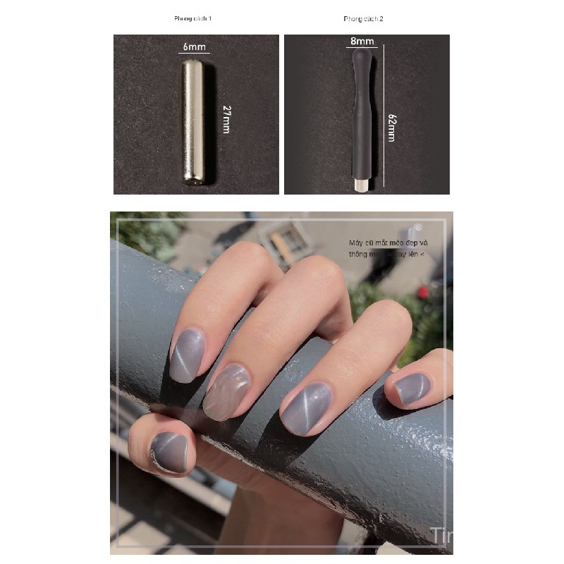 Dụng cụ hỗ trợ làm móng mắt mèo bằng nam châm cao cấp