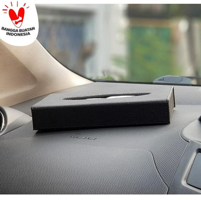 Hộp Đựng Khăn Giấy Hình Khối Ngắn Màu Đen Kỹ Thuật