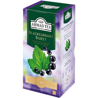 Trà Ahmad Tea Blackcurrant Burst – Trà đen vị quả lý chua đen 25 gói x 2g