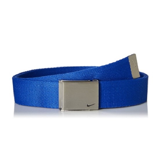 Thắt lưng (nịt) thể thao nam vải cotton xanh Nike Men's Single Web Belt (Mỹ)