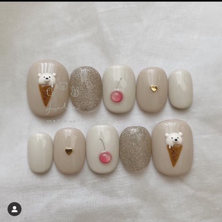 💅🏻 nailbox móng úp thiết kế sẵn mẫu mới + keo dũa 💅🏻