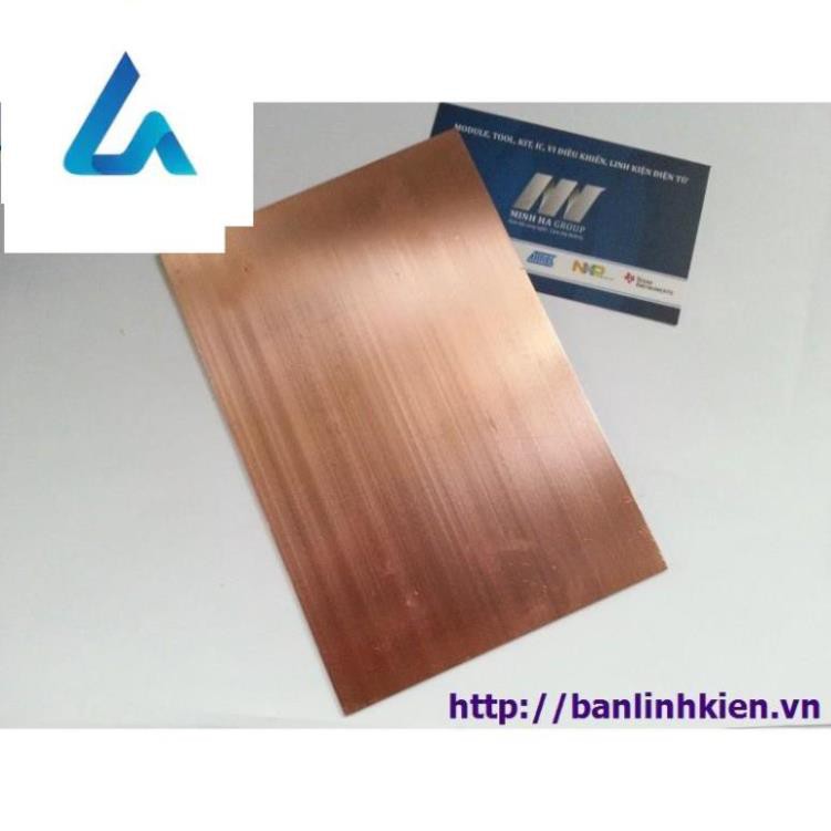 Phíp Đồng FR4 1.6MM 10x15CM 2 Mặt (Phíp Thủy Tinh) zin TP