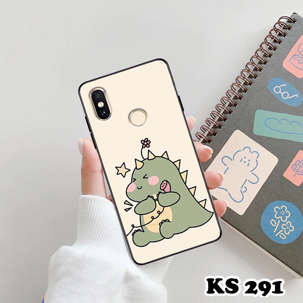 Ốp lưng Xiaomi Mi A1 - Xiaomi Mi A2 - Xiaomi Mi A2 Lite - Ốp in hình khủng long,dinosaur dễ thương