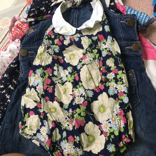 Yếm body hoa bé gái