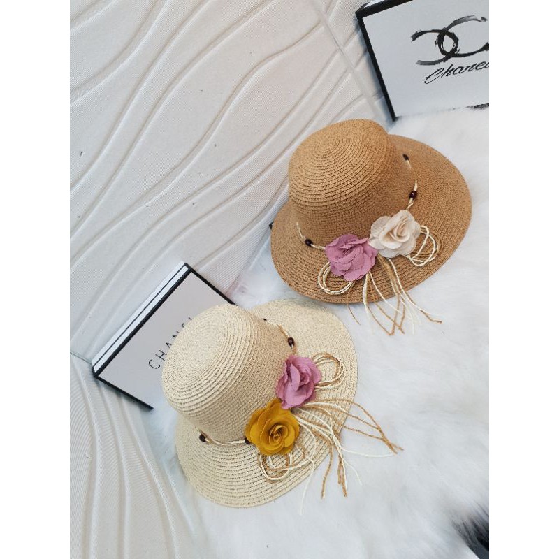 mũ cói nón cói rộng vành mẫu ngẫu nhiên